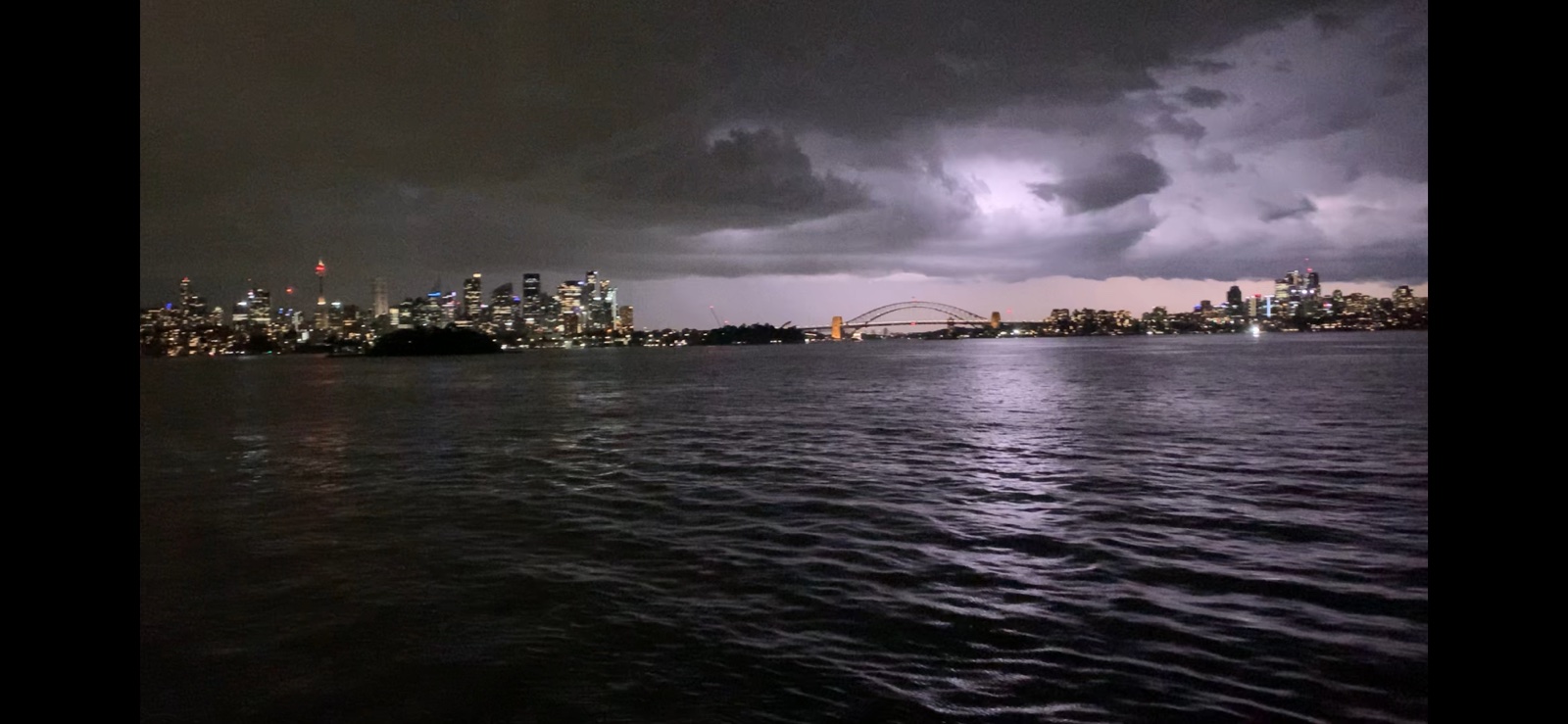 Storm over the Eolisia harbor
